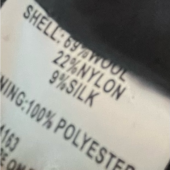 Calvin Klien Wool Silk Blend Peacoat Time Capsule Wardrobe Quiet Luxury SZ P8 - Picture 8 of 9